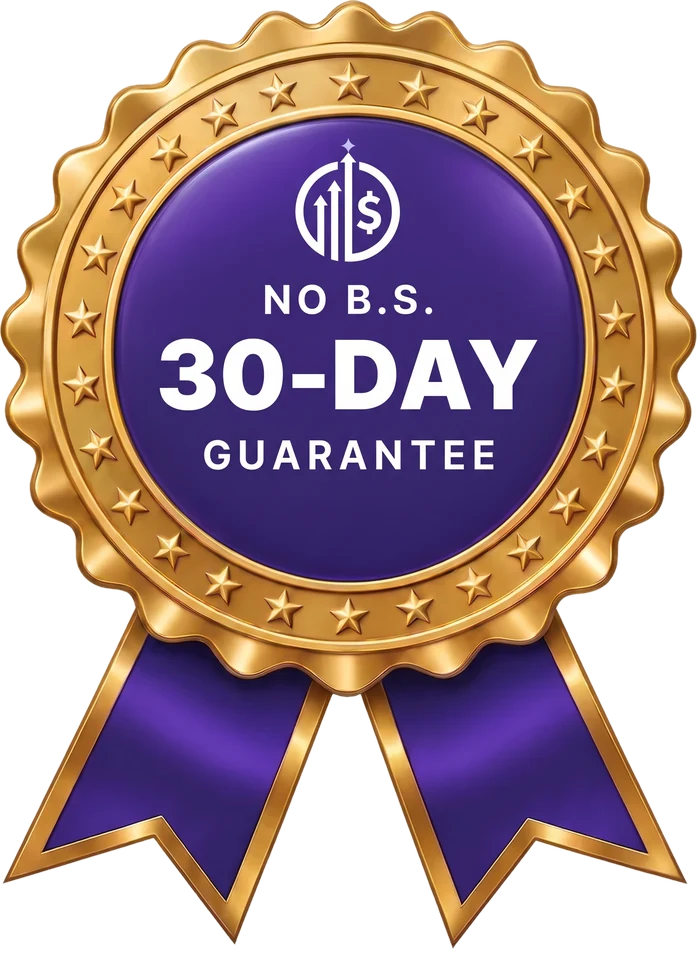 30-Day No B.S. Guarantee seal
