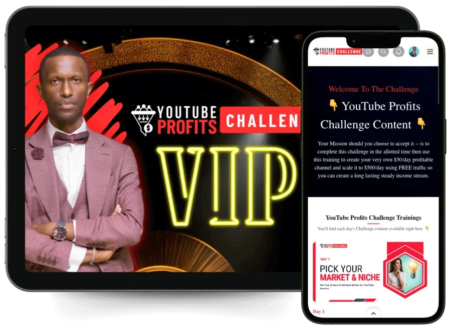 Course cover: YouTube Profits Challenge